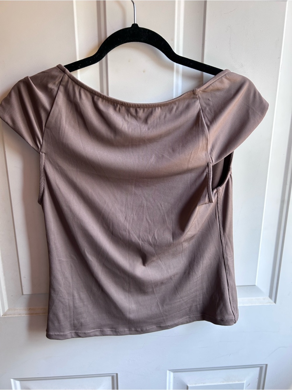 Free People Intimately NWT Leafless Tree Ribbed Cap Sleeve V-Neck Top L - Picture 8 of 9